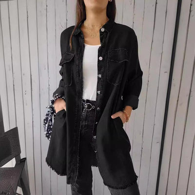 Liam | Chic Oversized Denim Blazer
