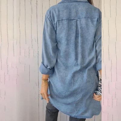 Liam | Chic Oversized Denim Blazer