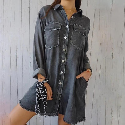 Liam | Chic Oversized Denim Blazer