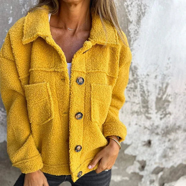 Ella | Chic Wool Blend Jacket with Lapels