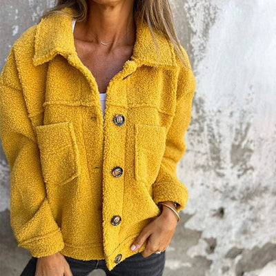 Ella | Chic Wool Blend Jacket with Lapels