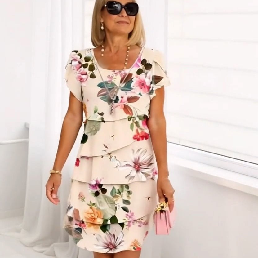 Lyra | Graceful Floral Elegance Dress