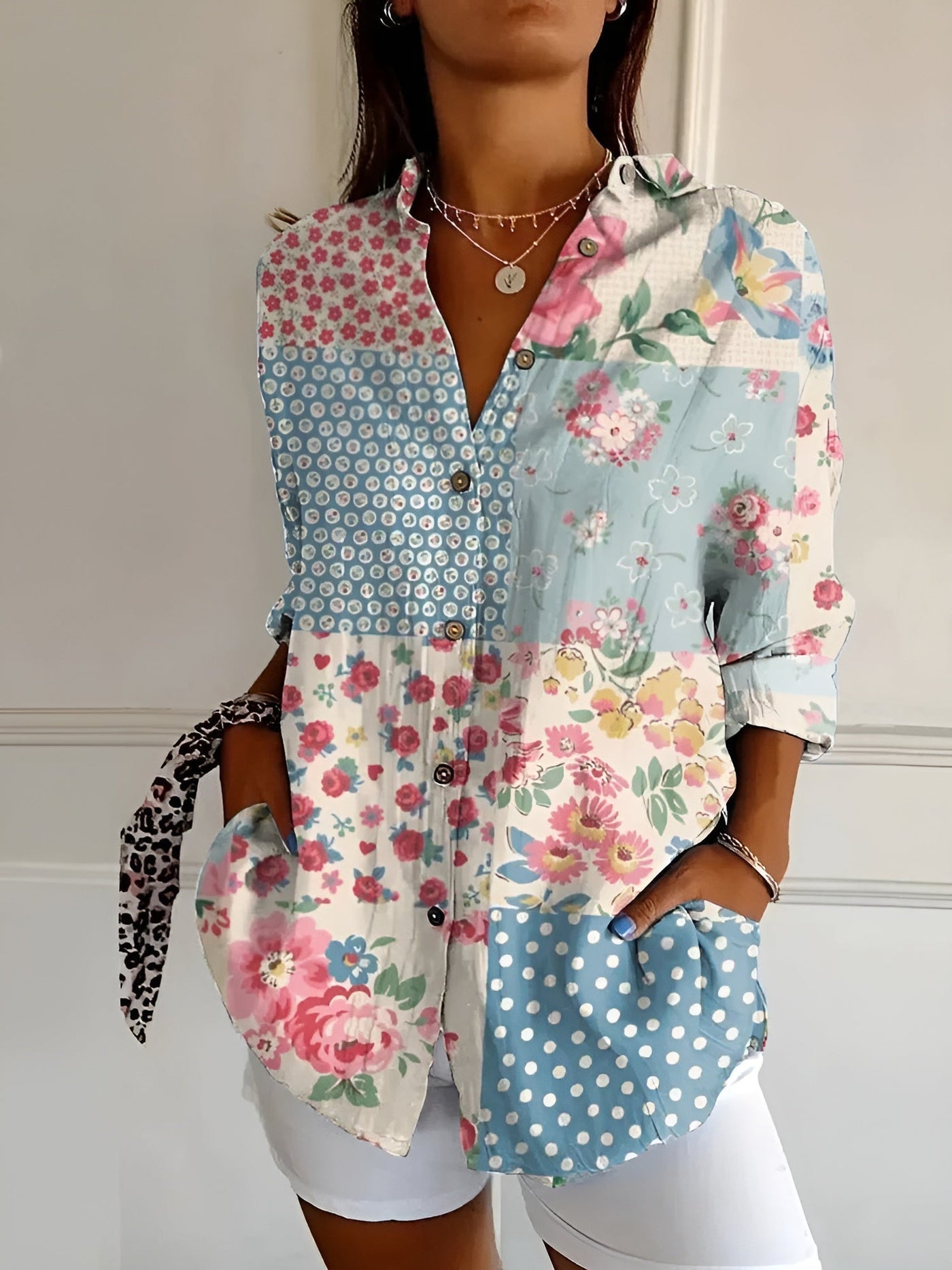 Emma | Soft Floral Blouse