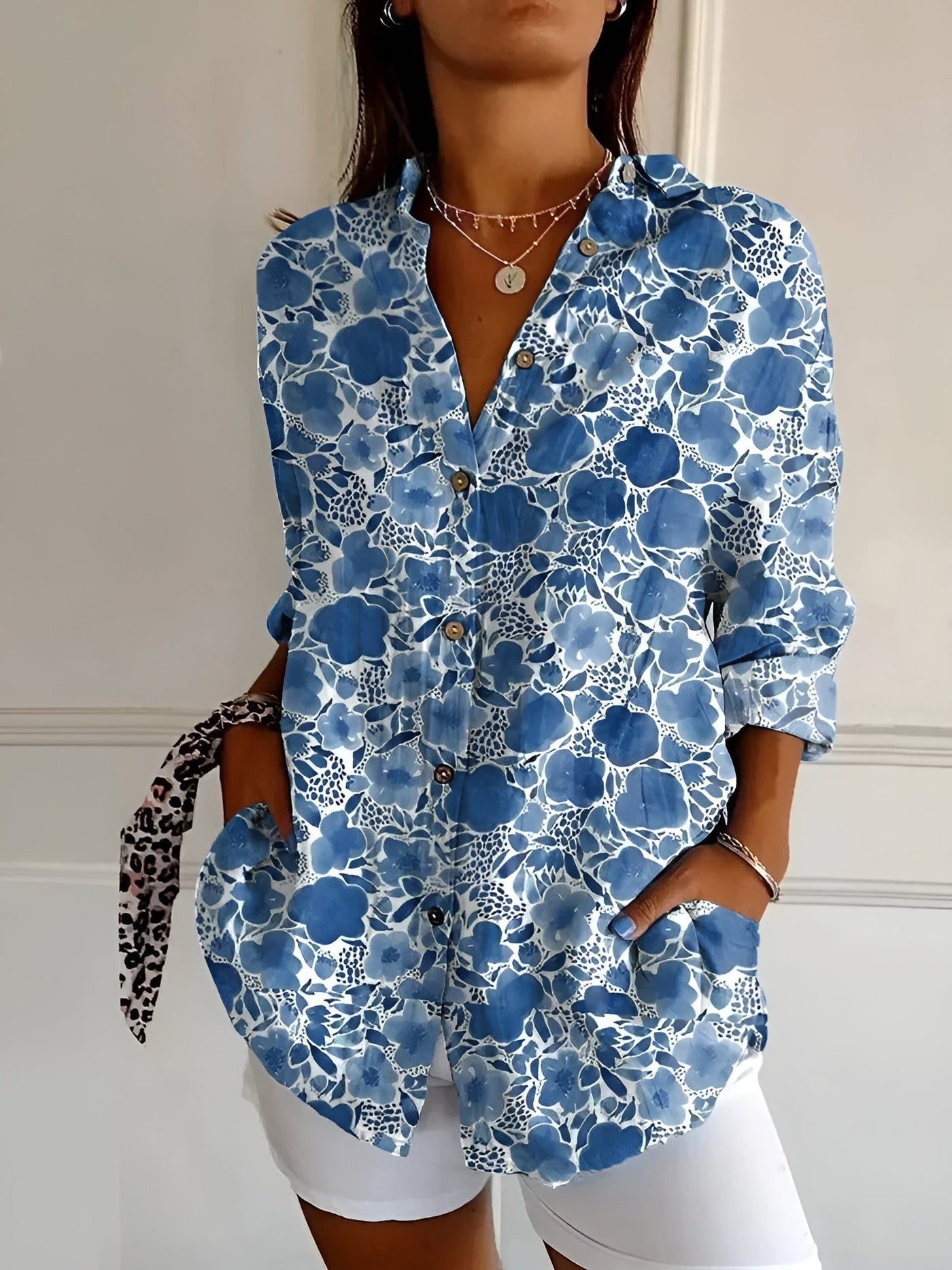Emma | Soft Floral Blouse