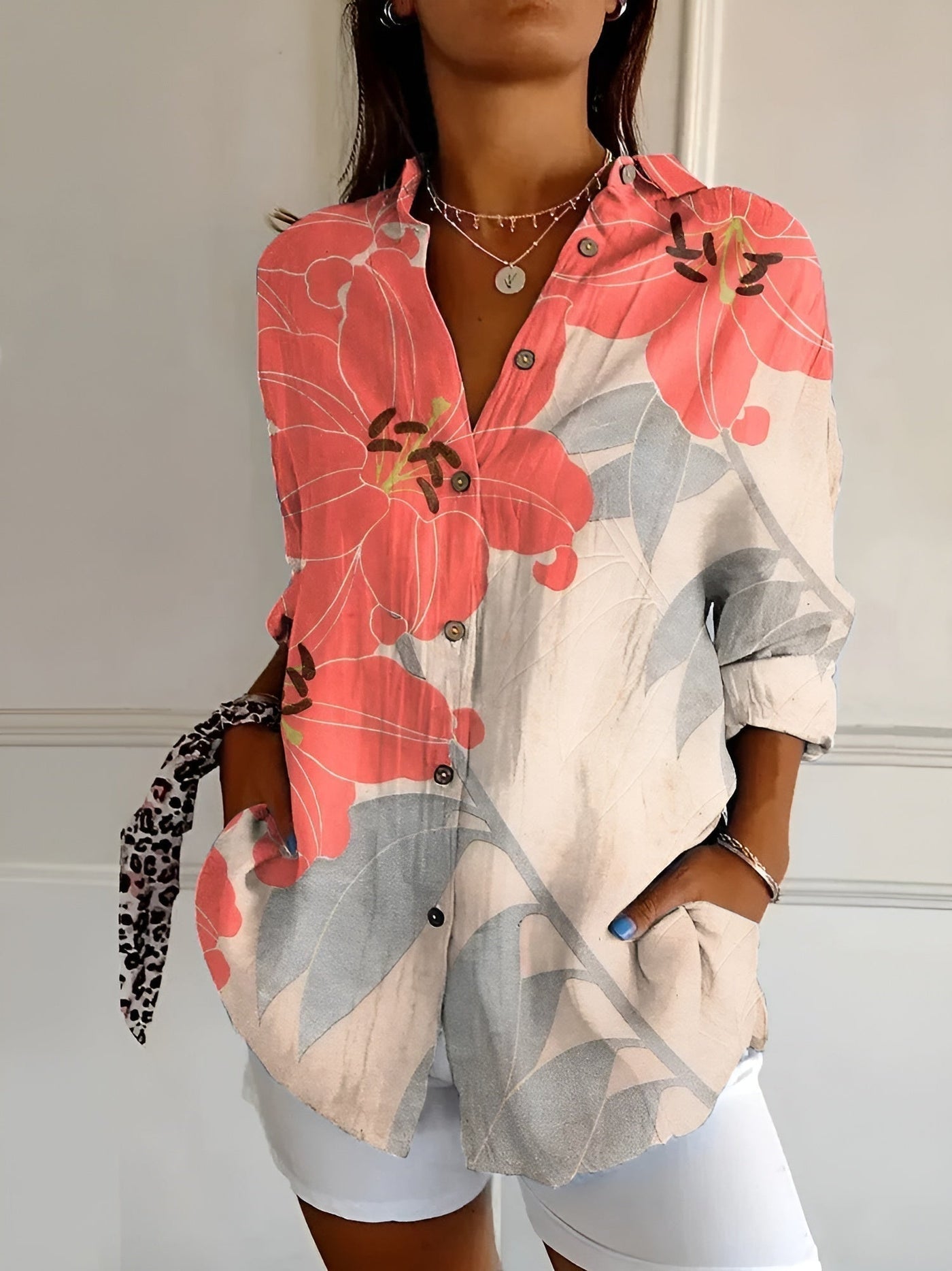 Emma | Soft Floral Blouse