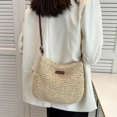 Adele | Straw shoulder bag
