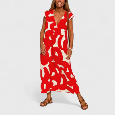 Valery | Flowing V-Neck Dress