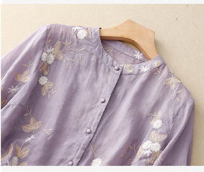 Emily | Elegant Blouse with Delicate Embroidery
