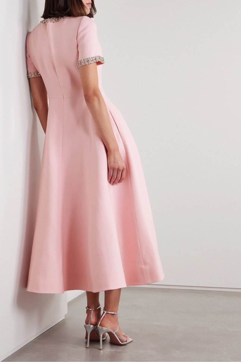 Sybil | Luxury Rhinestone Bowknot Dress